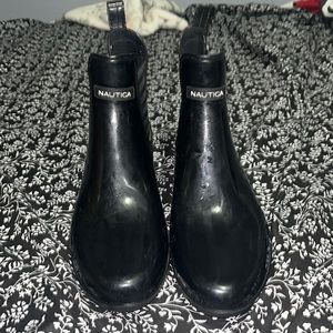 Nautica rubber rain boots size 9